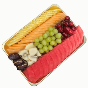 מגש פירות מרובע